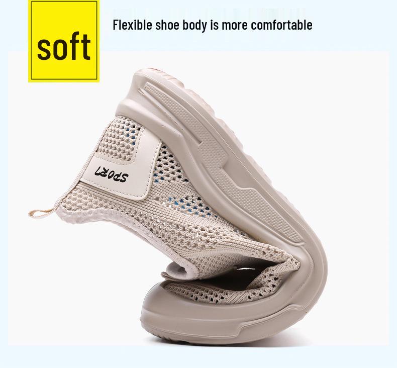 2025 Men's Summer Breathable Mesh Slip-On Sports Shoes
