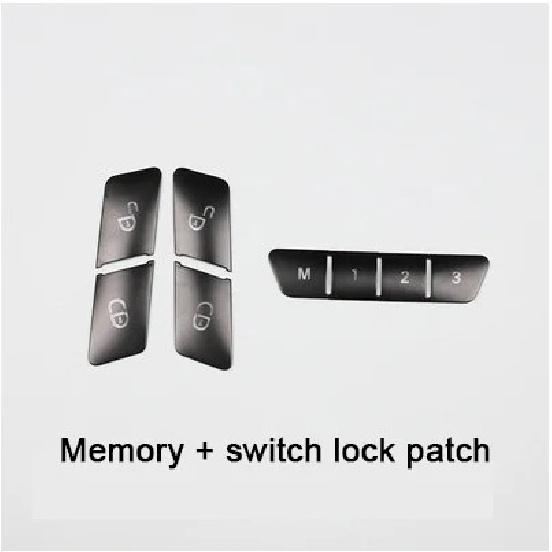 Skirta Mercedes Benz Mygtuko Užklijuojama Plokštelė CLA GLA GLE GLK A B C E Klasė ML GL W176 W246 W242 W204 W205 W212 C117 X166 X204 X156