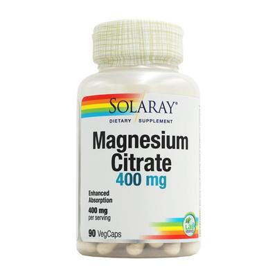 Cytrynian magnezu 400 mg, 90 kapsułek wegetariańskich