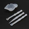 Silicone stir bar Mix Cup Mold Epoxy Resin Tools Reusable Mixing Measuring Cups DIY Jewelry Making Stick Handmade Accessories