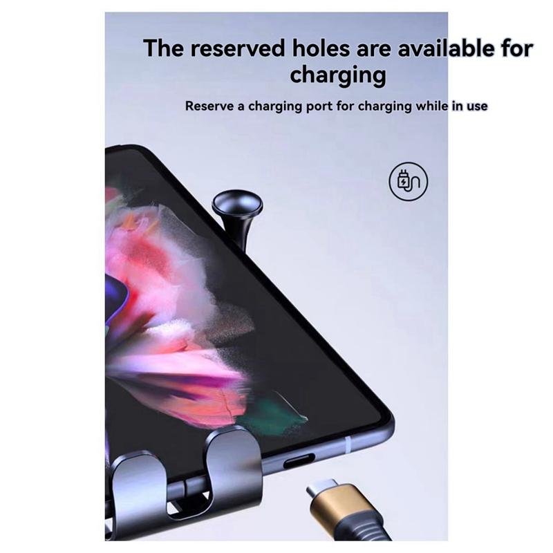 Universal Car Phone Holder for Samsung Galaxy Z Fold/Flip Adjustable Air Vent Mount Stand, for Z Fold 7 6 5 & Flip 7 6 5