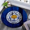 Tappeto Rotondo Stampato Leicester City, Tappeto Circolare Antiscivolo Lavabile per Soggiorno Camera da Letto Sala Giochi, Decorazione per Fan Sportivi, Regalo di Compleanno Festivo
