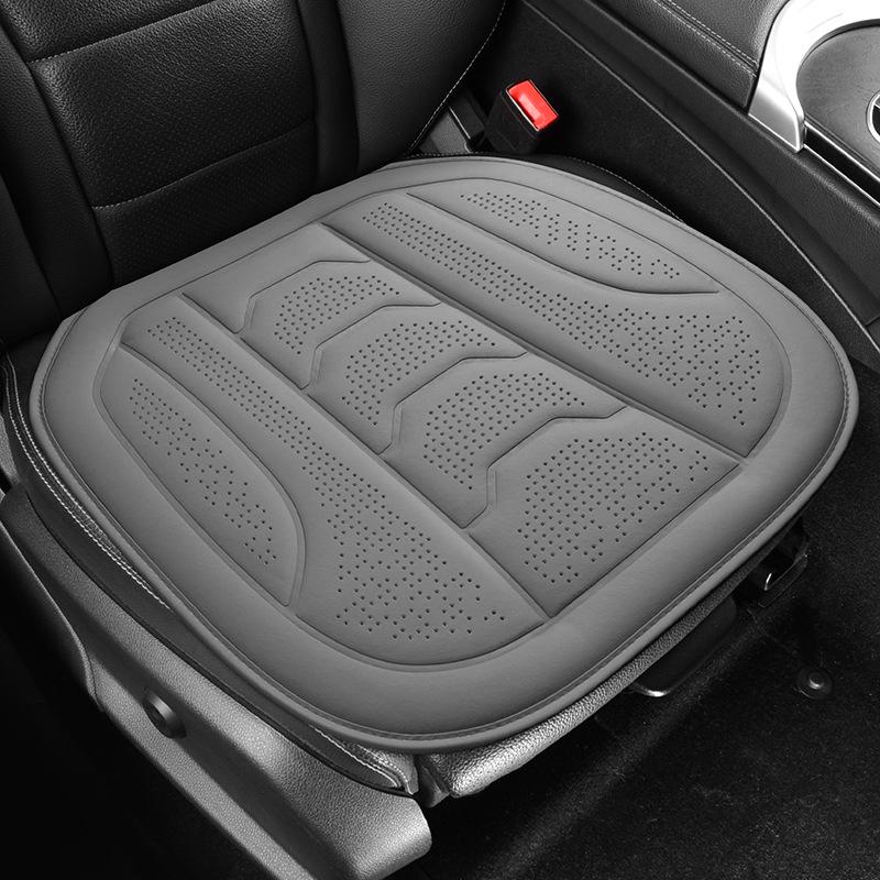 Universelles Leder-Autositzkissen für alle Jahreszeiten - Passend für Pick-ups, SUVs, Limousinen und Geländewagen