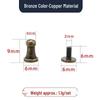Eco-Friendly Brass Monk Head Accessories: Pacifier Buckle, Car Parts, Phone Cases & Leather Goods