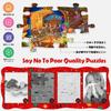 CHengQiSM Jigsaw Large Santa 100 Christmas for Beginners Cute Stylish Interior Christmas Merry Christmas x 35 100-Piece Puzzle, Pieces, Claus, Pieces,