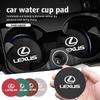 2pcs Car Water Cup Bottle Holder Anti-slip Mat Pad Suede For RX300 IS200 IS250 ES350 Ct200h UX250h NX300h RX350 ES300h NX
