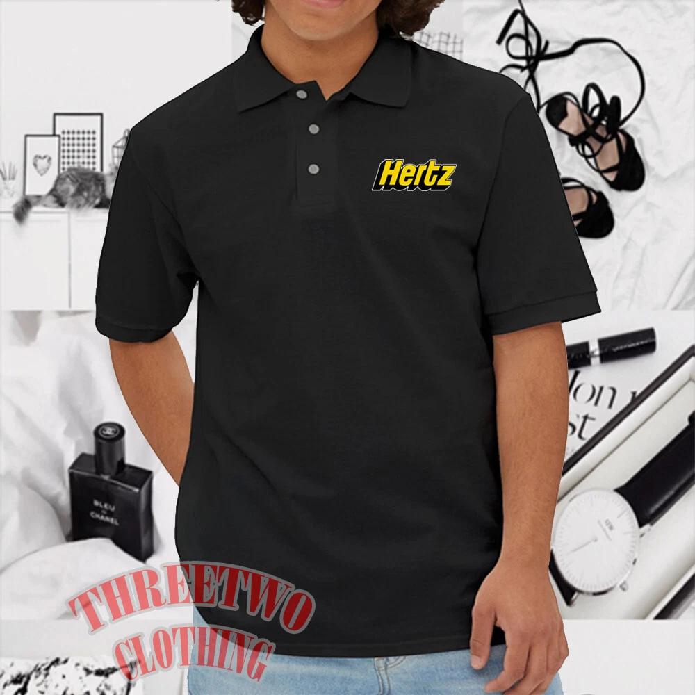 Hertz Car Rental Men s Black Size S to 3XL 4XL