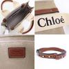 Chloe Woody Small Mini CHC22AS397I26 90U 2-Way Tote/Shoulder Bag, Bag, Beige/Brown, Women's, [Used]