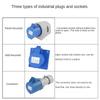 16/32A Industrial Plug and Socket 3P/4P/5Pin Electrical Connector IP67 Wall Mounted Socket Male&Female Plug