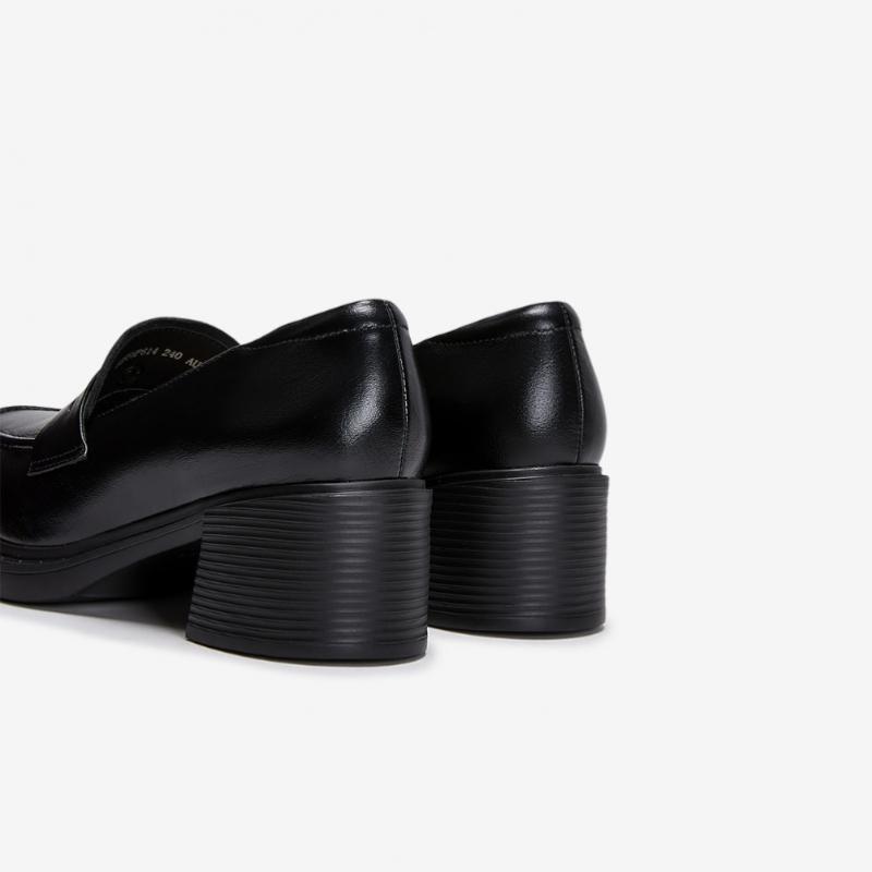 ESquire Women S Chunky Loafer pumpS Black