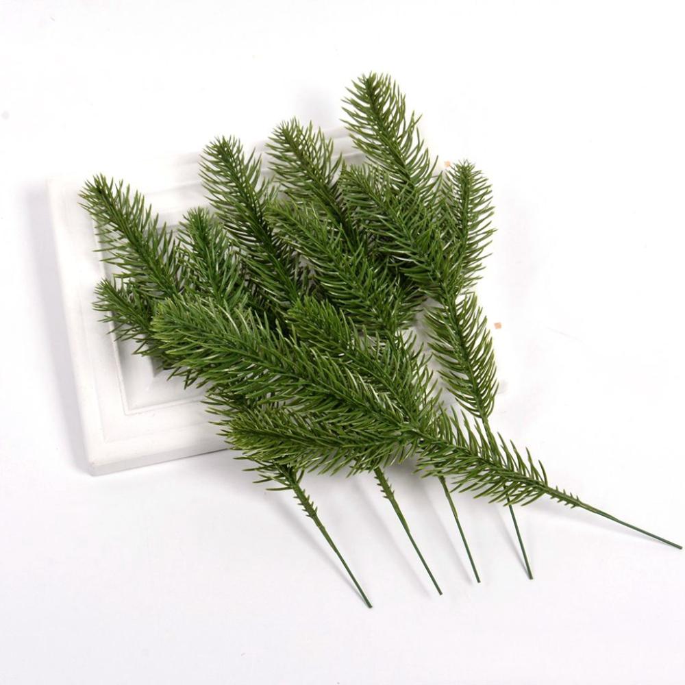 Evergreen Plants Artificial Pine Needles Home Decor Christmas Decorations Wreath Accessories