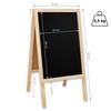 Wooden A-board Classic L (61x118 cm) - natural