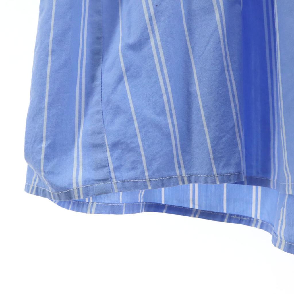 URBAN RESEARCH DOORS Striped Pattern Short Sleeve Shirt Dress Blue Women Used