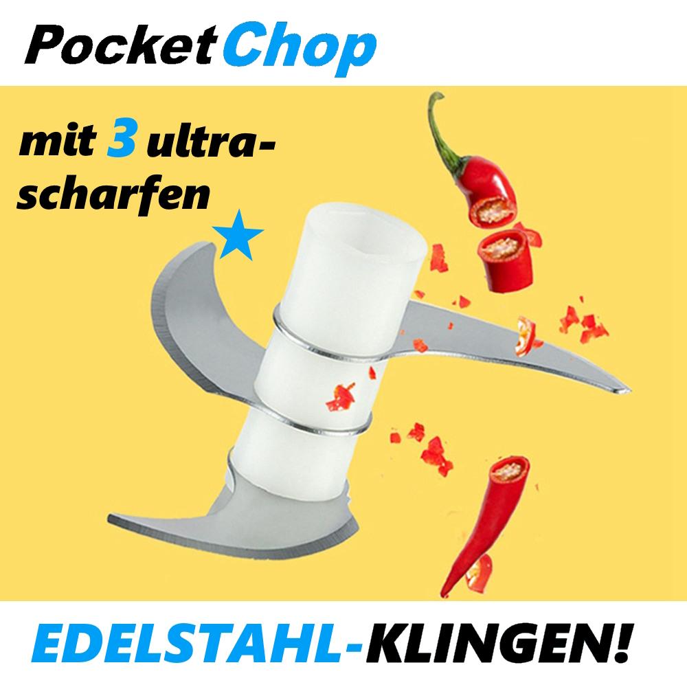 POCKETCHOP Elektrický Mini Sekáček Akumulátorový Multi-Sekáček USB Chopper