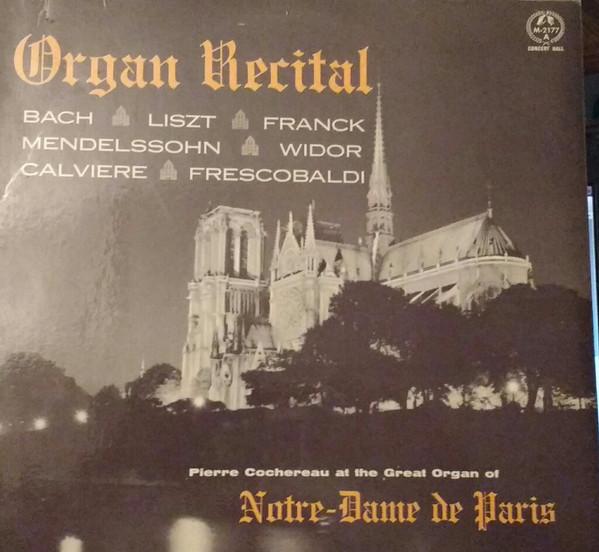 

LP Record VARIOUS PIERRE COCHEREAU Organ Recital M2177 Concert Hall UK Classical Used