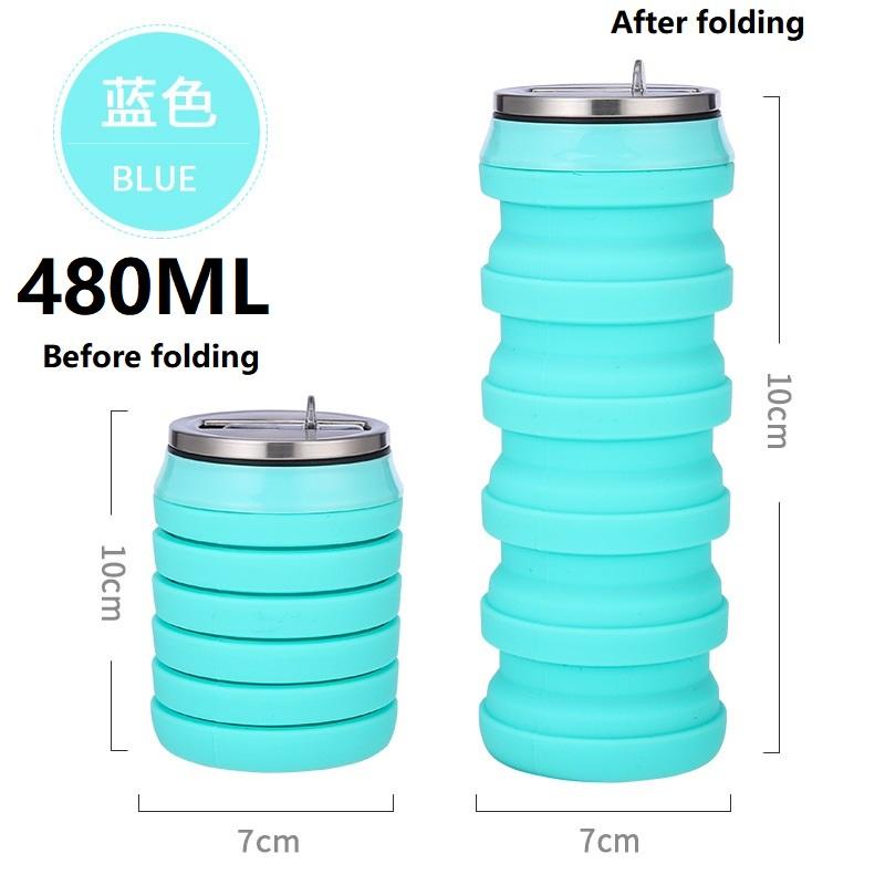 480Ml Soft Water Bottle Running Flask Gourde Running Silicone Water Bottle Soft Flask Ydsh03