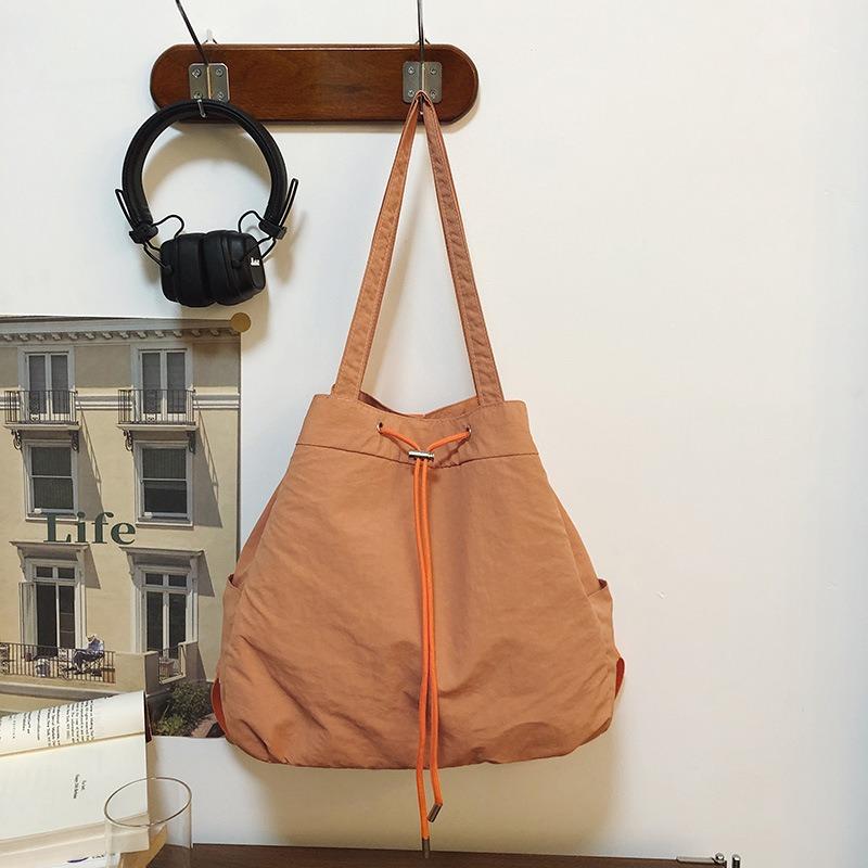 Backpack New Versatile Drawstring Travel Backpack Fashion Lazy Shoulder Bag Student School Bag