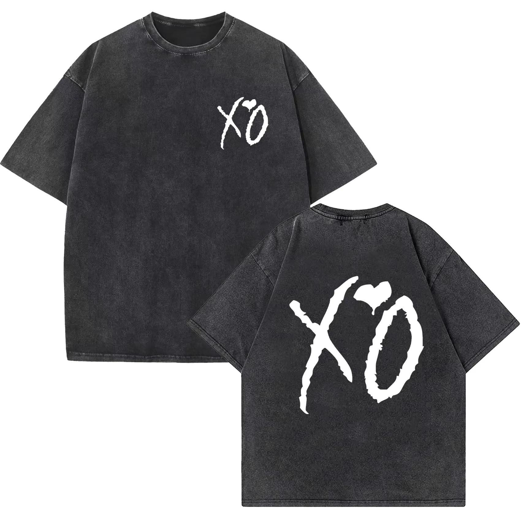 

The Weeknd Washed Tshirt The Weeknd Merch Unisex Casual Harajuku Short Sleeve Tshirts L