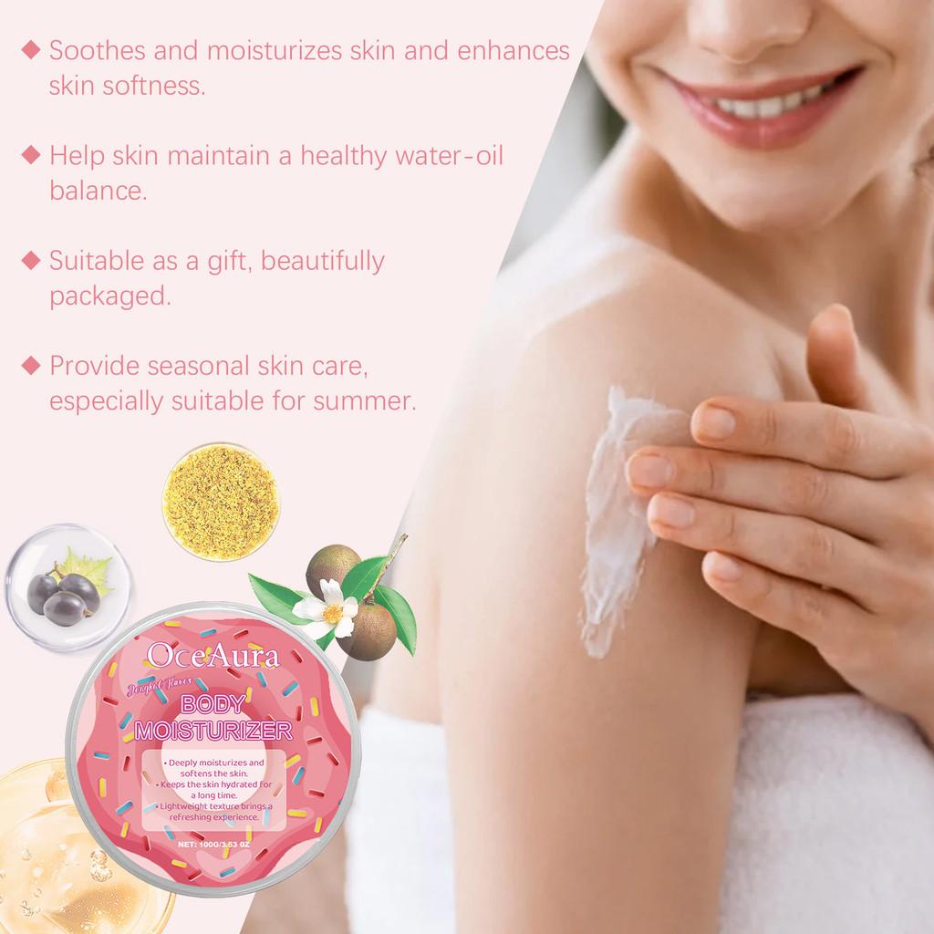 Oceaura Cream Moisturizing Series Revitalizing Hydrating Cream For Soft Glowing Skin Pineapple 100g