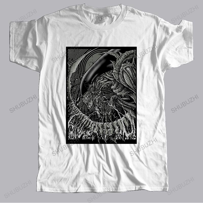 

Mens luxury tees Alien classic movie vintage predator retro classic TShirt Black Basic Cotton Brand Tshirts Men Oneck Teeshirt S