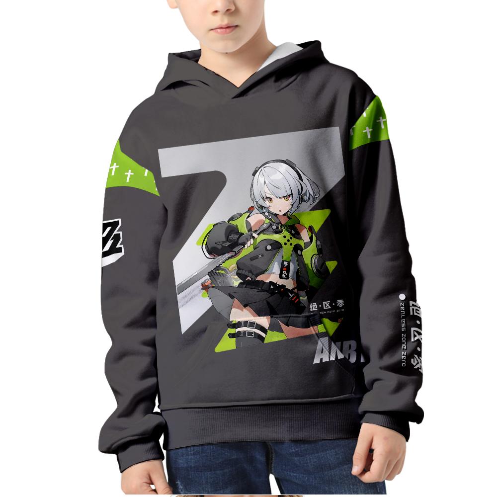Fashion for Fans of Zenless Zone Zero Anime Printed Sweatshirt Outdoor Sport Cosplay Pullovers Hoodie Cosplay Costume