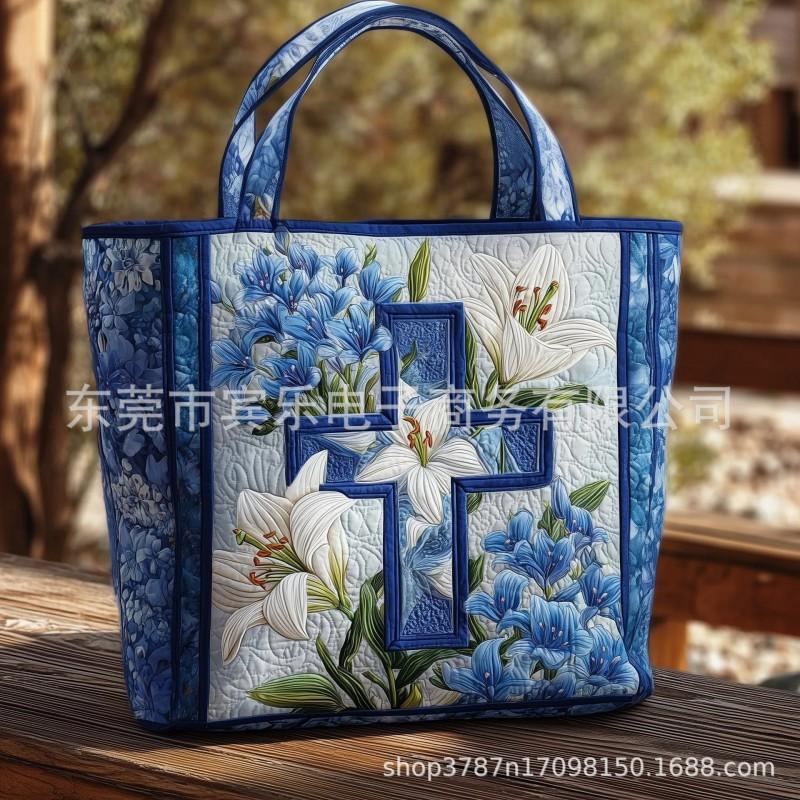 3D Printed Tote Bag Crossbody Women 600D Oxford Fabric Fashion Handbag