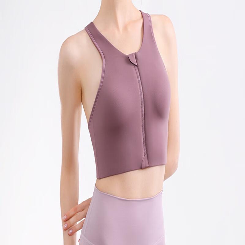 Женский спортивный бюстгальтер на молнии S-XL