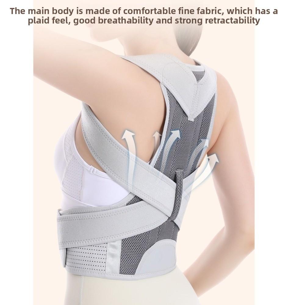 Adjustable Posture Corrector Comfortable Lumbar Orthopedic Belt  Prevents Slouching Belt