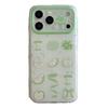 Green Apple Pendant for iPhone 17, 16 Pro Max, 15, 14 Phone Case - Fresh & Sparkly