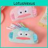 Plush Pencil Case With Large Capacity For Students And Makeup Storage