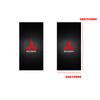 Adesivi Decorativi per Montante Centrale, Portiere Auto, Emblemi Auto per Mitsubishi X EX ASX L200 Colt Outlander Pajero Lancer Eclipse