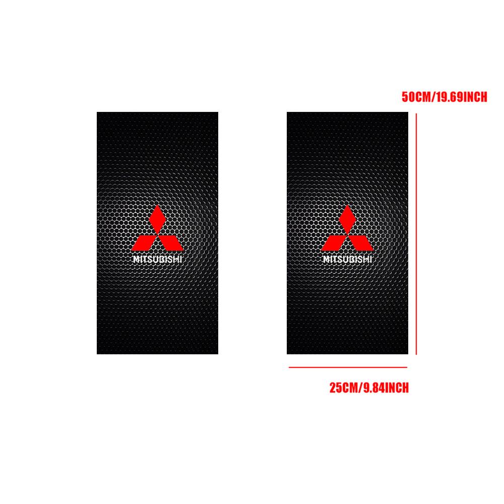 Adesivi Decorativi per Montante Centrale, Portiere Auto, Emblemi Auto per Mitsubishi X EX ASX L200 Colt Outlander Pajero Lancer Eclipse
