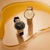 Authorized Retailer OLIVIA BURTON Women's Watch Ob24000096 Signature 36mm Minimalist B T-Bar Light Gold & Gold Mesh