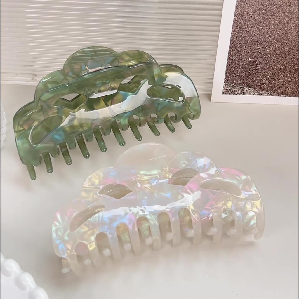 Simple Hollow Hair Clip Elegant Large Hair Clip Shark Clip Temperament Hairpin Accessories For Women