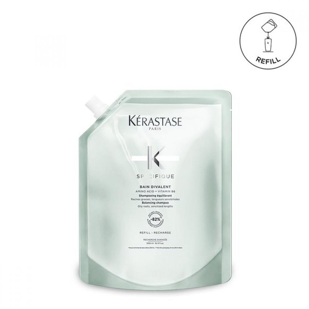 K Rastase Divalent Deep Cleansing Shampoo Refill 500ml [oily Scalp] Single option