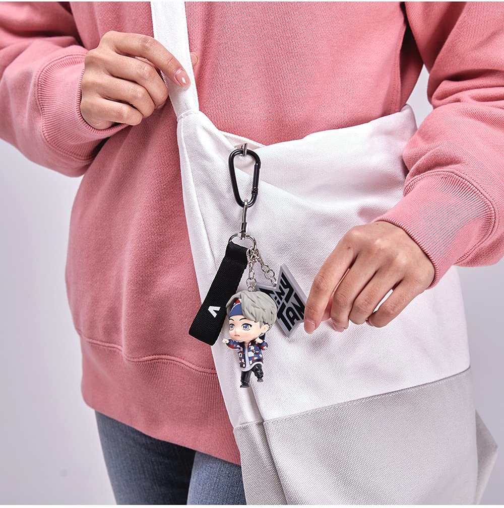 6708 BTS Tinytan Figure Keychain Keyring Kpop Goods Bag Accessory Official Authentic Large Figurine, V,