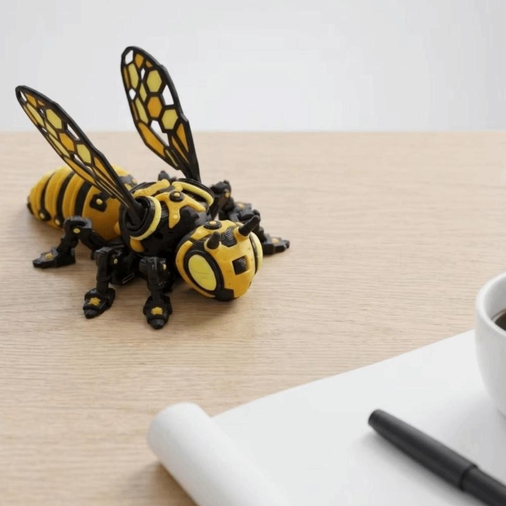 3D-gedruckte 3D-gedruckte mechanische Biene Bewegliches Gelenk Gelenkige Bienen Spielzeug Weihnachtsgeschenk