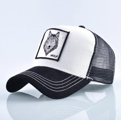 K Snapback Czapka Trucker Męska Oddychająca Siatka Czapki Baseballowe Dla Kobiet Outdoor Casualowa Czapka Baseballowa Z Naszywką Z Haftem Wilka