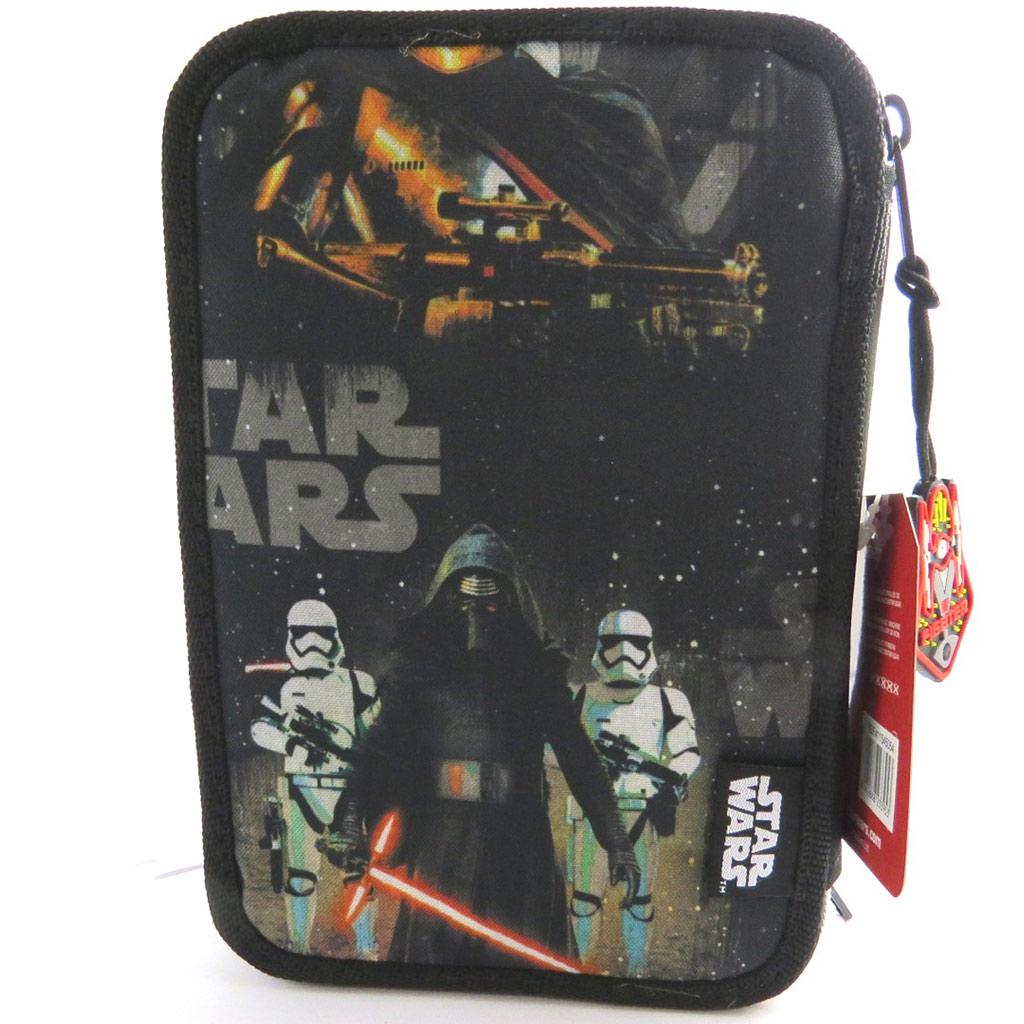 STAR WARS [N1375] - 'Star Wars' Filled Pencil Case 3 Compartments (20x12x6 Cm)
