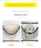24-Grid Hanging Door Storage Organizer - No-Drill for Underwear, Bras, Socks, and Hats