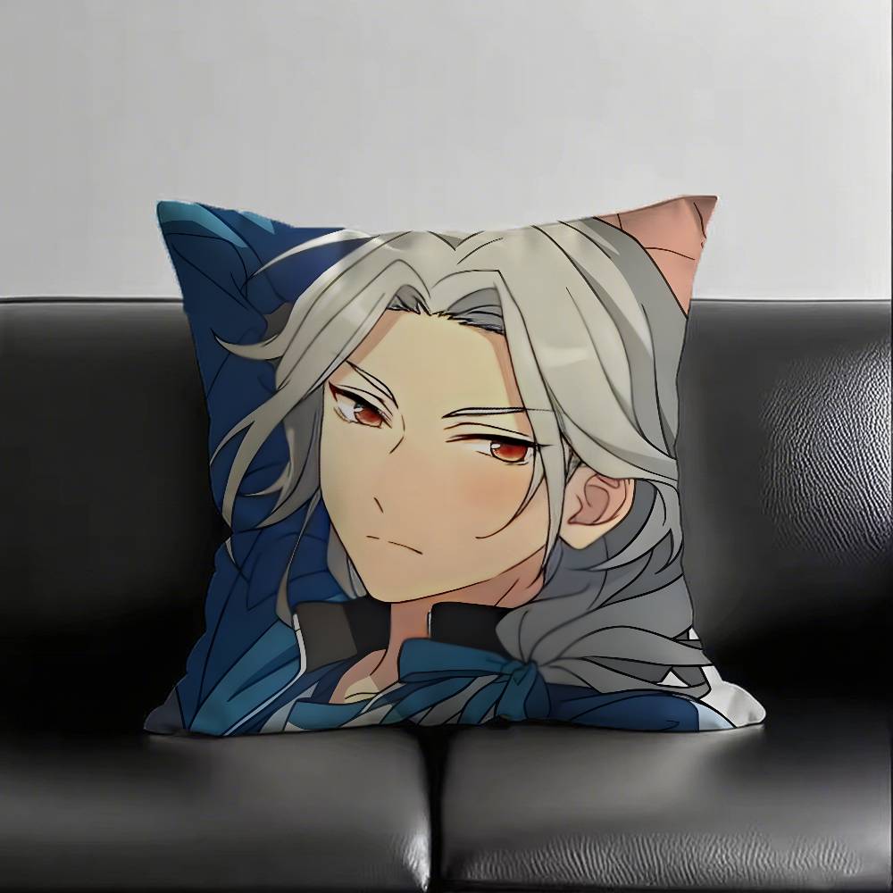 1pc Nagisa Ran Pillow Case Fashion Square Pillowcase Bedroom Sofa Room Ins Decoration Leisure