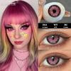 EYESHAERE 1 Pair Halloween Contact Lenses for Eyes Cosplay Lenses Anime Lenses Anime Accessories Lenses Black Lenses Red Lens