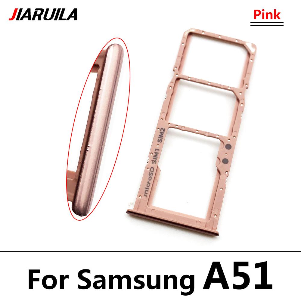 NEW Dual Card Phone Sim Card Tray For Samsung A12 A31 A51 A71 NEW SIM Chip Holder Slot Adapter Drawer Part + Pin