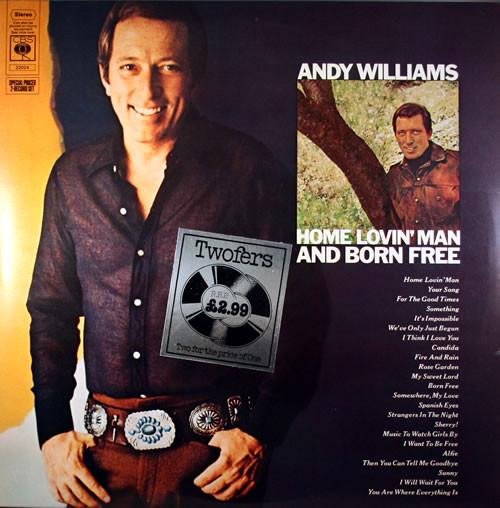 

LP Record ANDY WILLIAMS - Home Lovin Man And Born Free 22024 CBS UK Pop Used