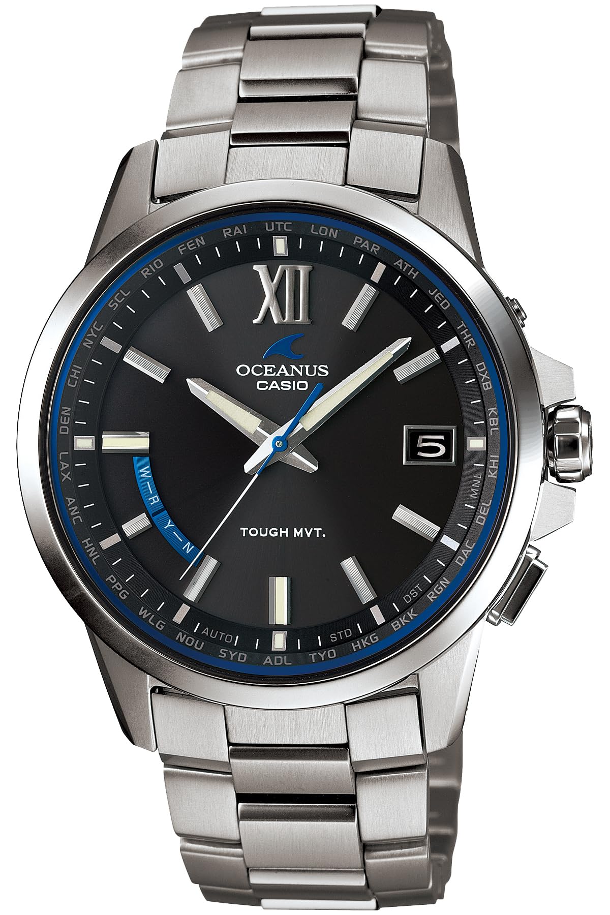 

[Casio] Годинник Oceanus [Оригінальний вітчизняний продукт] Radio Solar OCW-T150-1AJF Silver