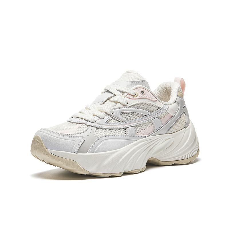 New Anta Low Top Casual Shoes Women's White Gray 922438809-5