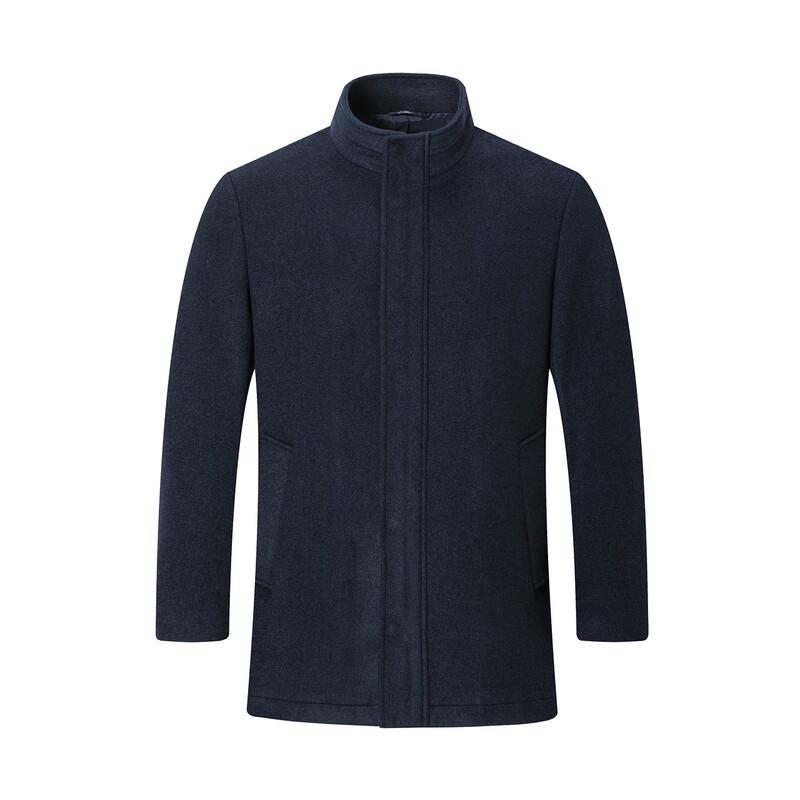 

SEPTWOLVES Men s Stand Collar Wool Blend Parka Overcoat XL (175)