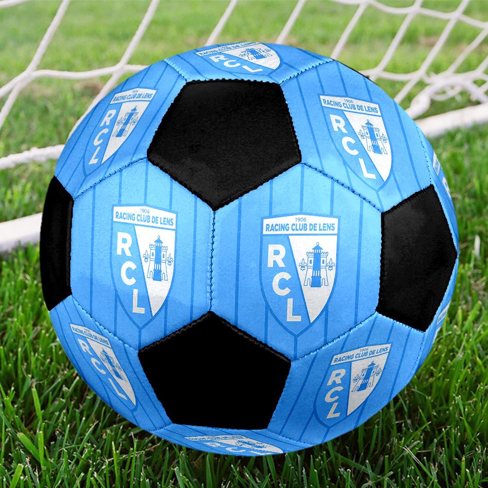 Racing Club De Lens Soccer Ball Colorful All Ages Machine Stitched PVC Competition Ready Durable High-Bounce.SIZE5