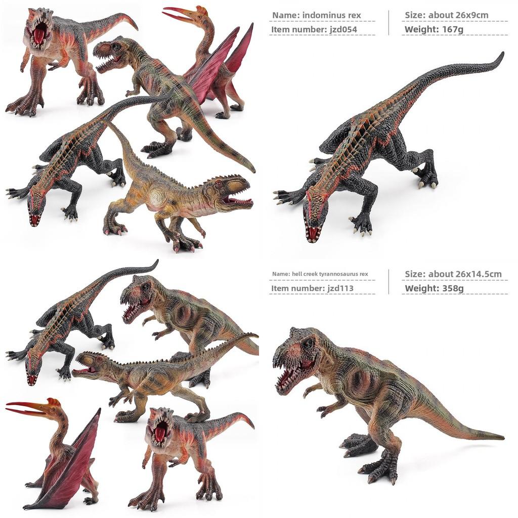 Jurassic Dinosaurier Velociraptor Tyrannosaurus Modell PVC Figur Für Kinder Und Sammler