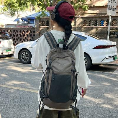 Outdoor Multi-purpose Simple Waterproof Schoolbag Lightweight Mountaineering Sports Backpack Portable Hiking Couple Folding Backpack